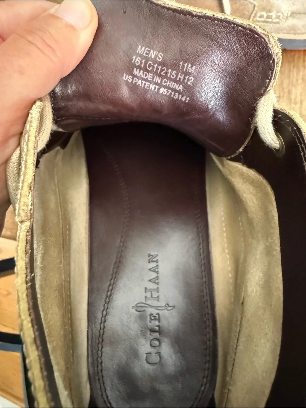 Men's Cole Haan Tan Suede Chukka Boots  - Lace-Up Casual
